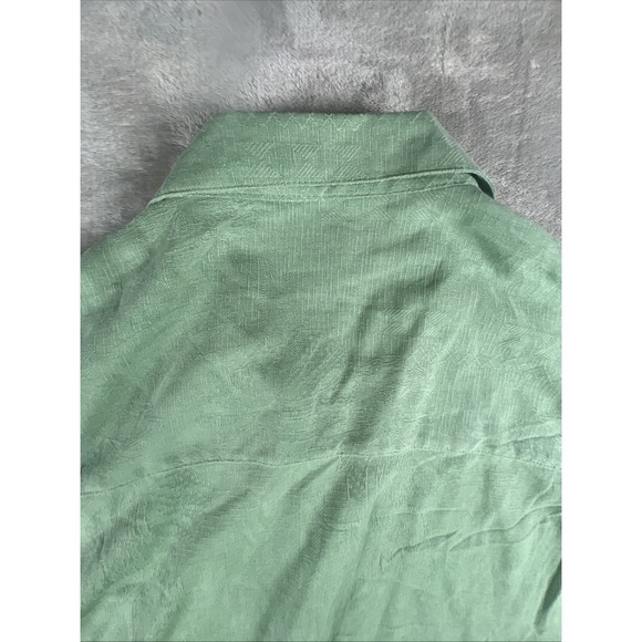 Tropical Hawaiian Men's Shirt Joe Marlin Solid Comfort Fit Design Material XLT - Picture 6 of 6